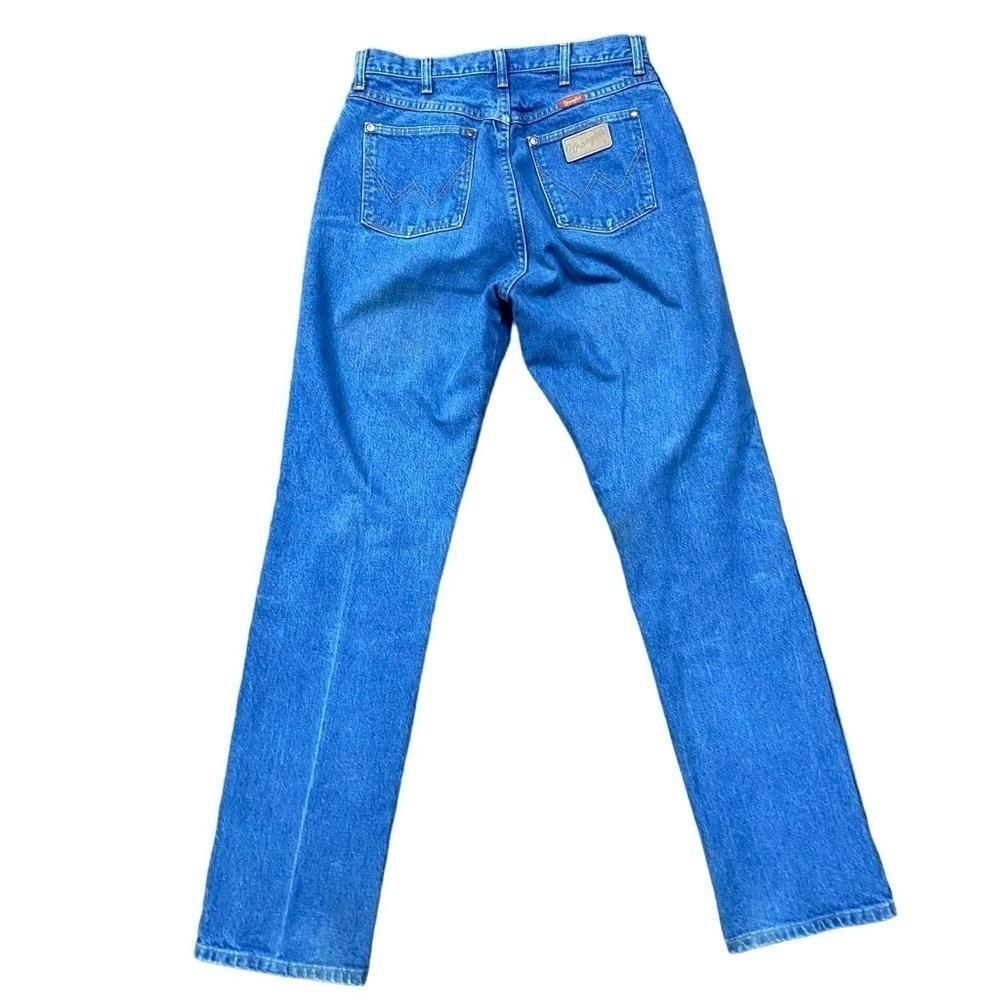 Wrangler Cowboy Cut Slim Fit Distressed Jeans Size 13x34